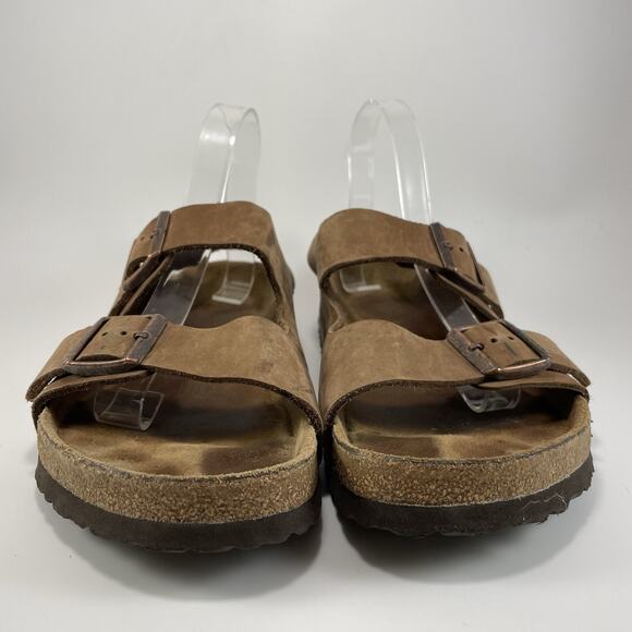 Birkenstock Milano Back Strap Sandals Mens Size 43 US Size 10-10.5 Brown Soft FB - Picture 2 of 9